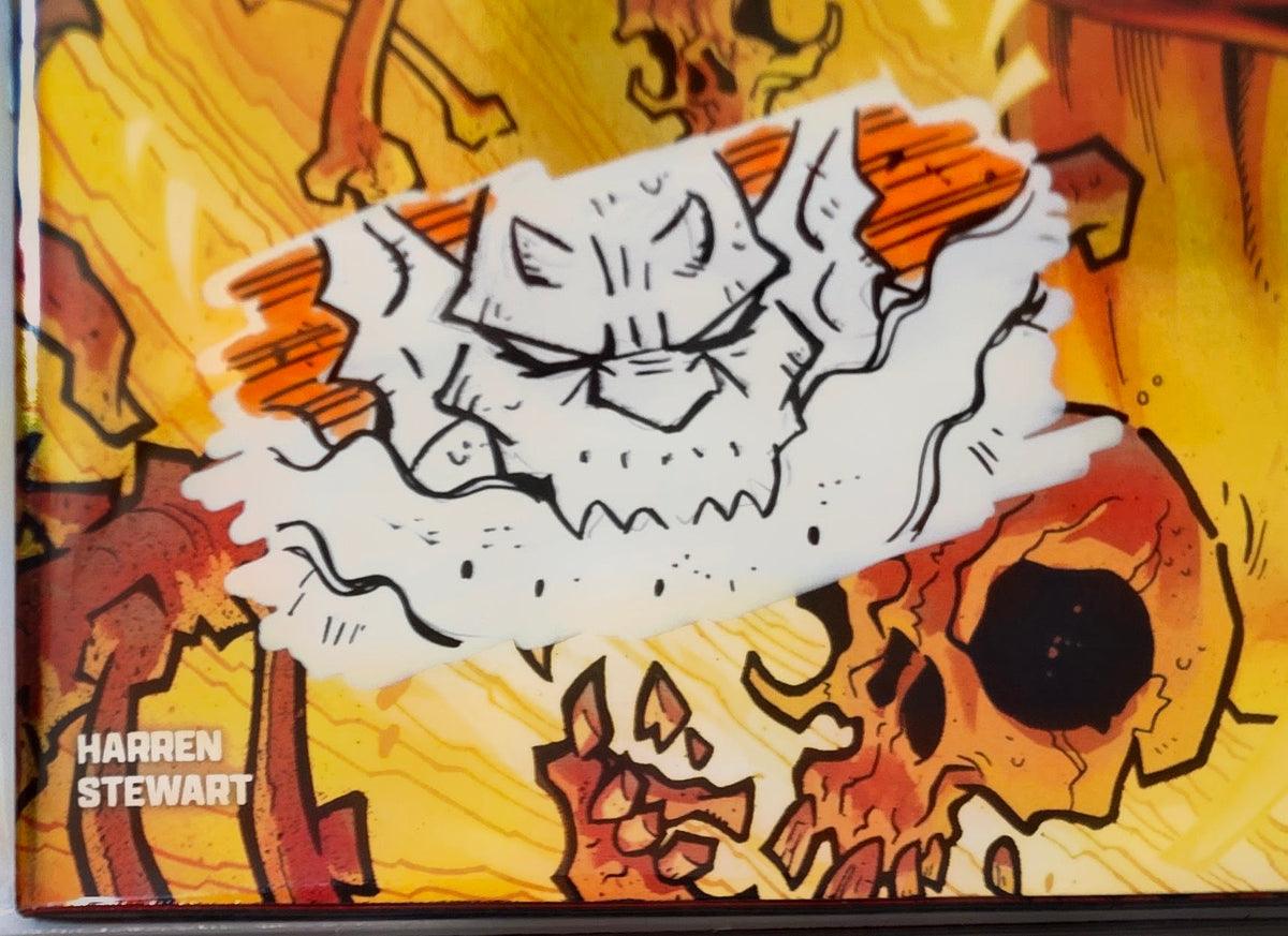 DEMON #1 FOIL🔥SPLASH COLOR REMARKED & SIGNED🔥RYAN G. BROWNE