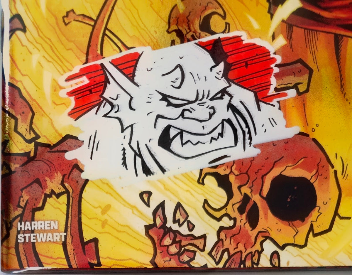 DEMON #1 FOIL🔥SPLASH COLOR REMARKED & SIGNED🔥RYAN G. BROWNE