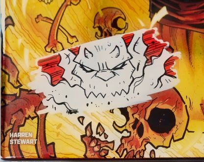 DEMON #1 FOIL🔥SPLASH COLOR REMARKED & SIGNED🔥RYAN G. BROWNE