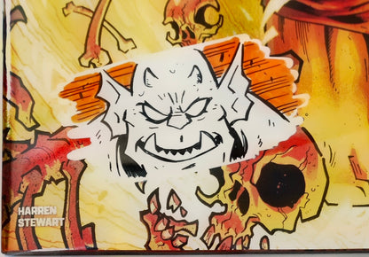 DEMON #1 FOIL🔥SPLASH COLOR REMARKED & SIGNED🔥RYAN G. BROWNE