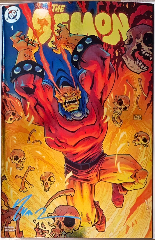 DEMON #1 FOIL🔥SIGNED🔥RYAN G. BROWNE