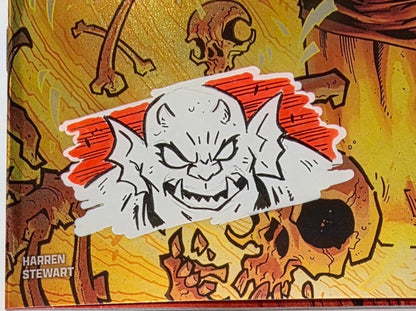 DEMON #1 FOIL🔥SPLASH COLOR REMARKED & SIGNED🔥RYAN G. BROWNE