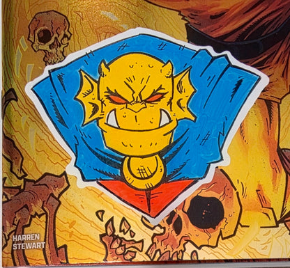 DEMON #1 FOIL🔥FULL COLOR REMARKED & SIGNED🔥RYAN G. BROWNE