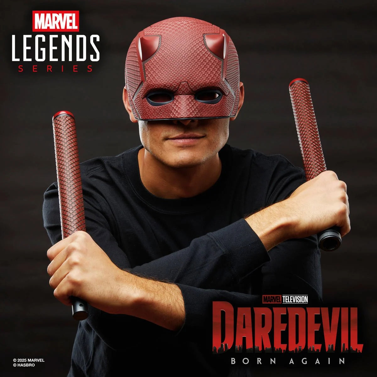 Daredevil Marvel Legends Daredevil: Born Again Mask and Billy Club Prop Replicas