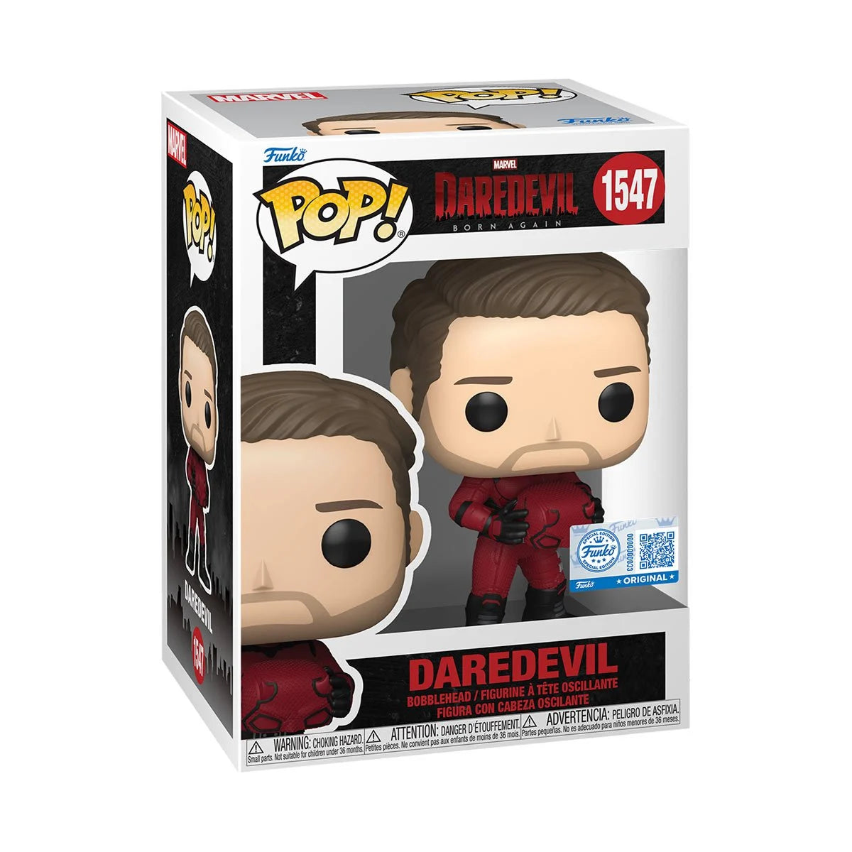 Daredevil: Born Again Daredevil Unmasked Funko Pop! Vinyl Figure #1547