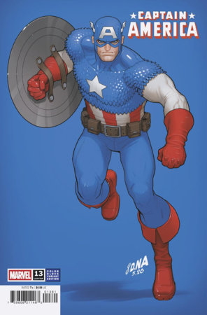 CAPTAIN AMERICA #13 DAVID NAKAYAMA COLOR BLOCK BLUE (Pre-Order)