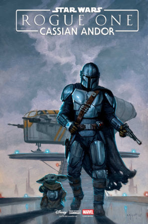 STAR WARS: ROGUE ONE - CASSIAN ANDOR #1 E.M. GIST MANDALORIAN & GROGU VARIANT (Pre-Order)