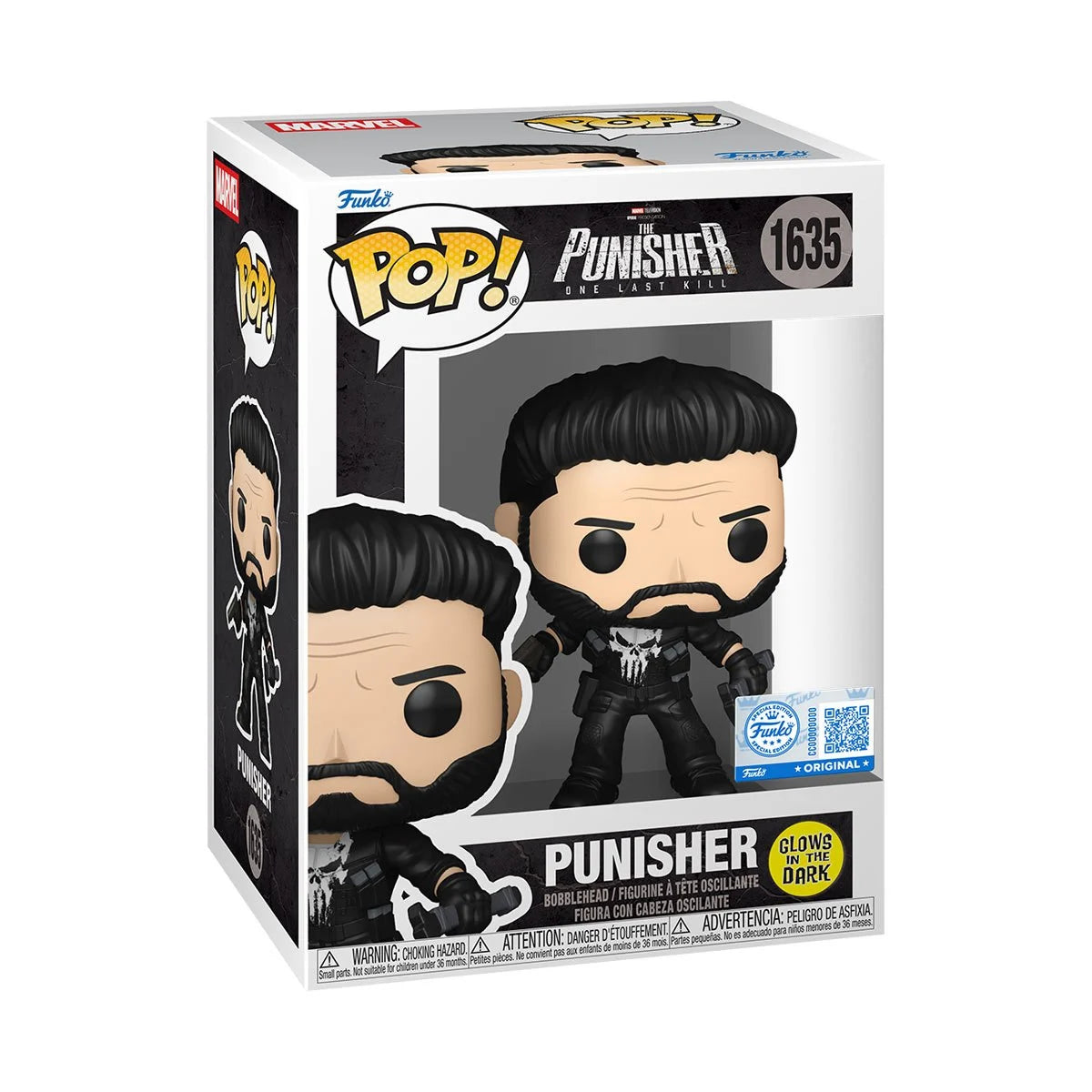 PUNISHER: ONE LAST KILL GLOW-IN-THE-DARK FUNKP POP! #1635 - ENTERNTAINMENT EARTH EXCLUSIVE