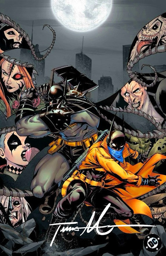 ABSOLUTE BATMAN #25 SIGNED BY TRAVIS MERCER COLOR SPLASH VIRGIN EXCLUSIVE