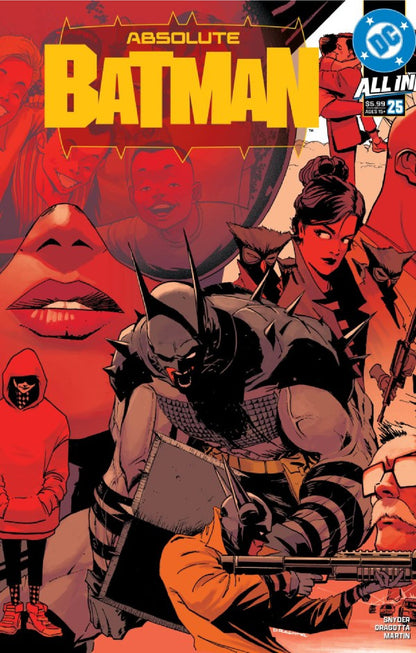 ABSOLUTE BATMAN #25 TRAVIS MERCER FOIL TRADE & COLOR SPLASH VIRGIN EXCLUSIVE + FREE COVER A