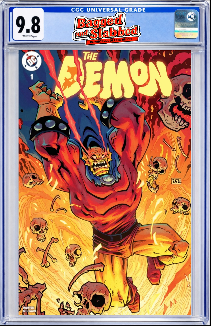 PRE-SALE DEMON #1 TRADE DRESS FOIL CGC 9.8 RYAN G. BROWNE