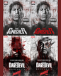 SET OF 4 - PUNISHER DAREDEVIL BORN AGAIN CHARLIE COX JON BERNTHAL VINCENT D'ONOFRIO