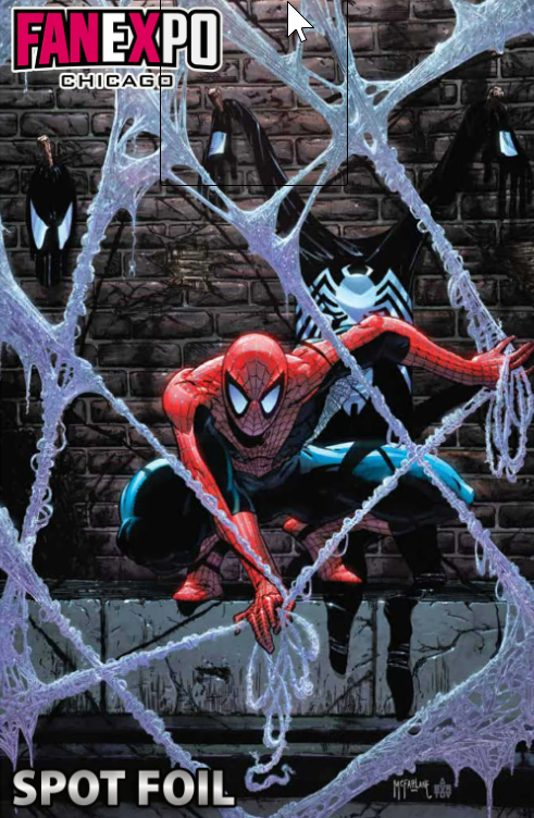 Symbiote Spider-Man #1 Todd McFarlane Fan Expo Chicago Exclusive Spot Foil