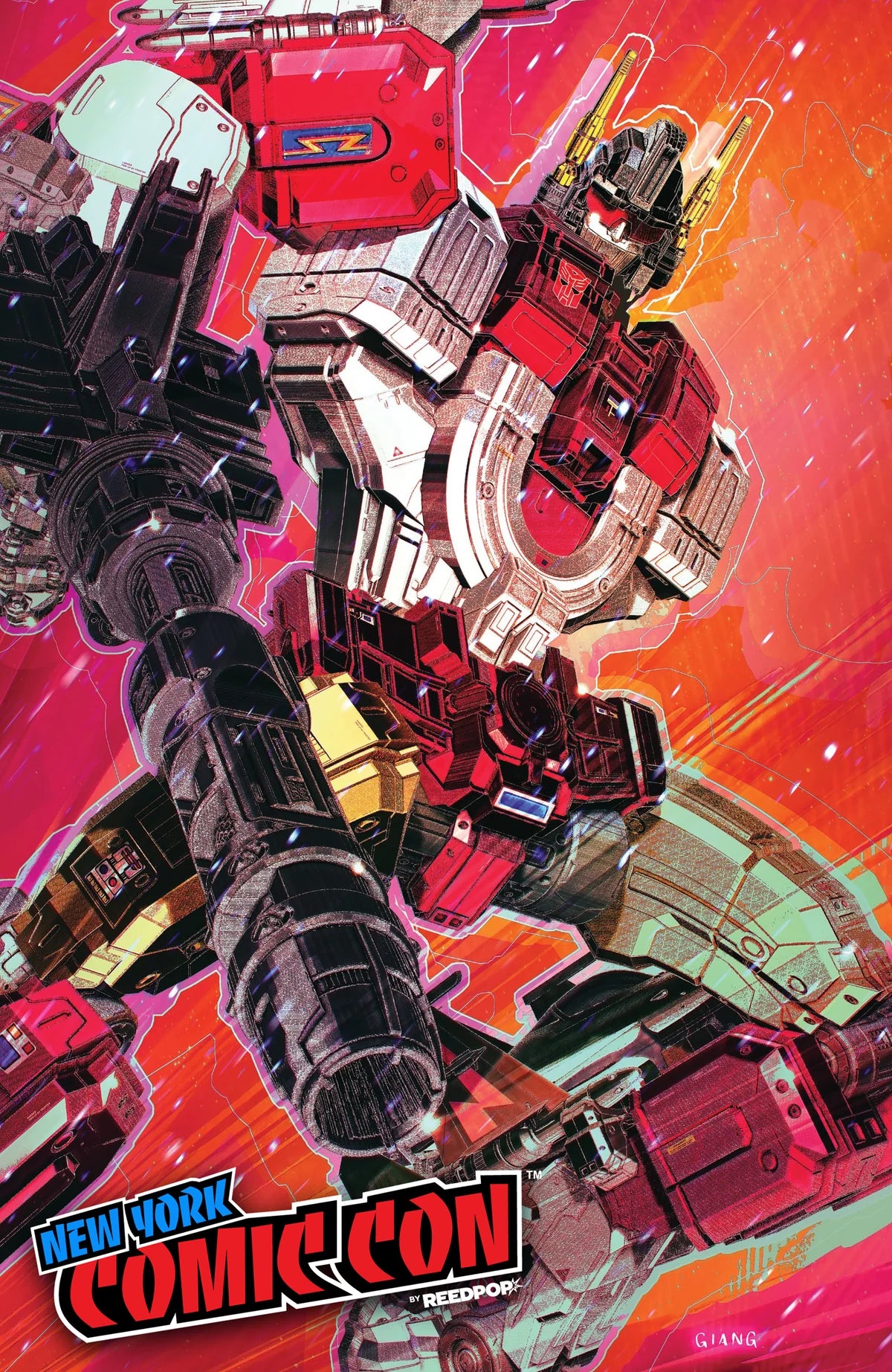 TRANSFORMERS #25 JOHN GIANG NYCC EXCLUSIVE SPOT FOIL LTD 300