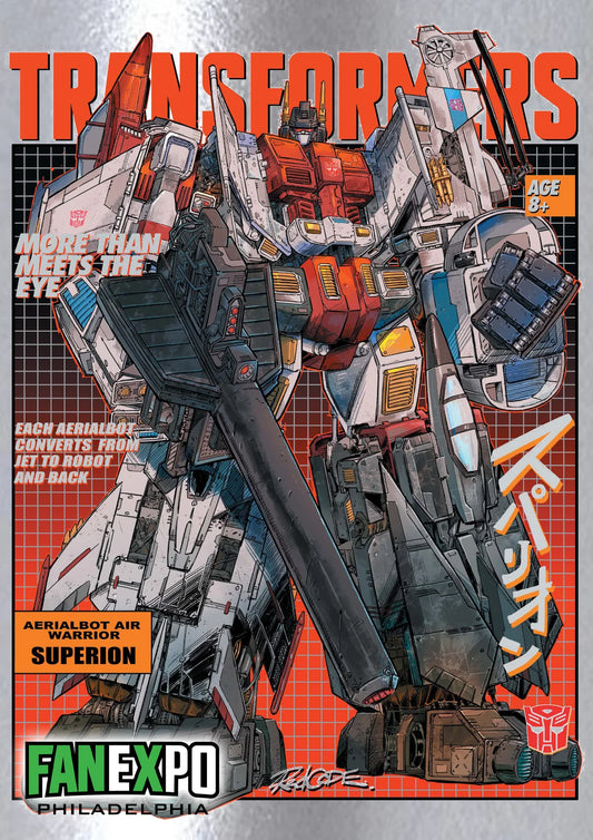 TRANSFORMERS #31 REDCODE FANEXPO PHILLY RETRO FOIL LTD 500 COA