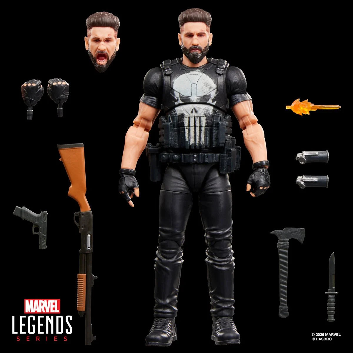 MARVEL LEGENDS SERIES THE PUNISHER 6-INCH ACTION FIGURE PRESALE AUG 2026