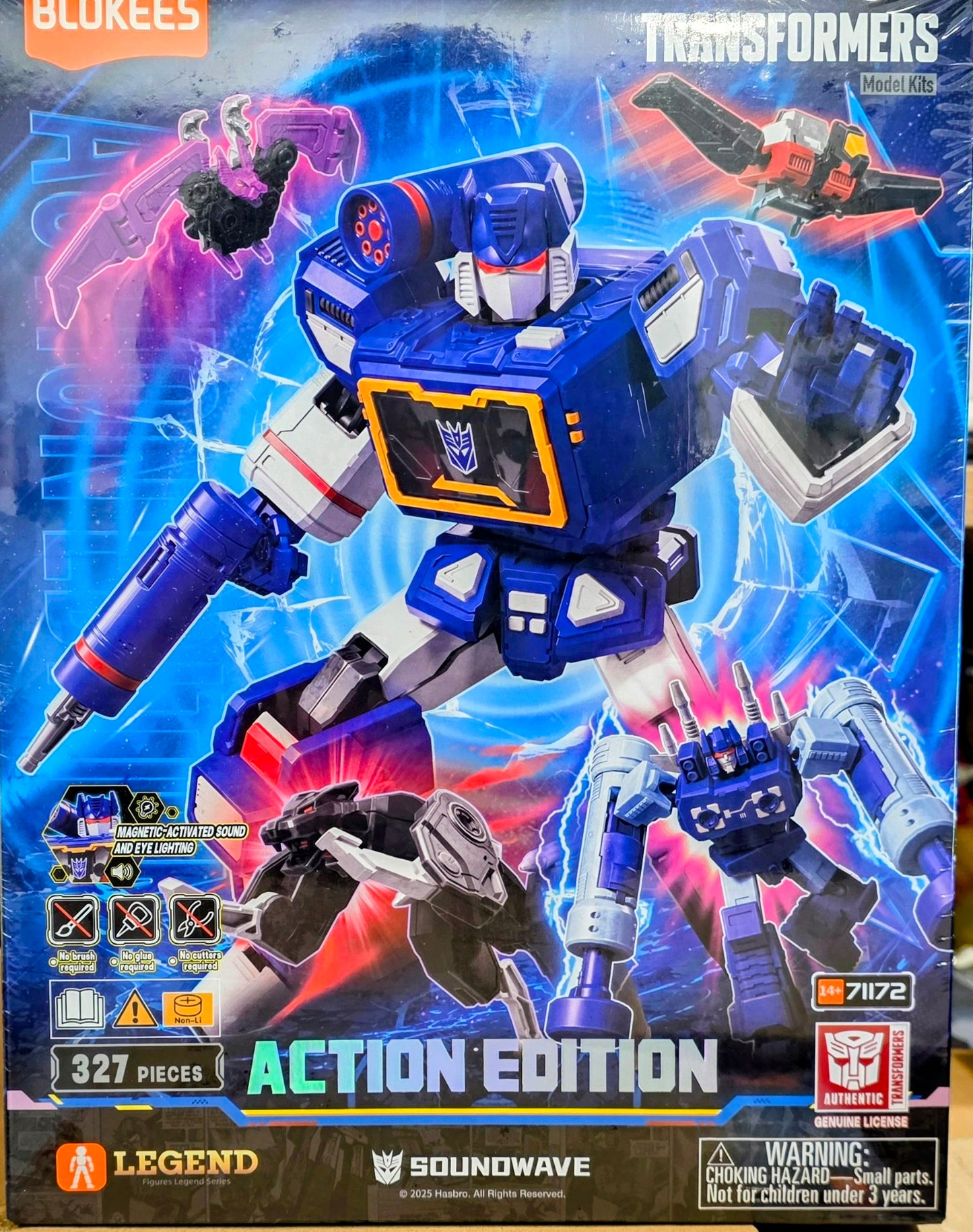 Transformers Action Edition G1 Soundwave Blokees Model Kit w/ Tapes IN STOCK