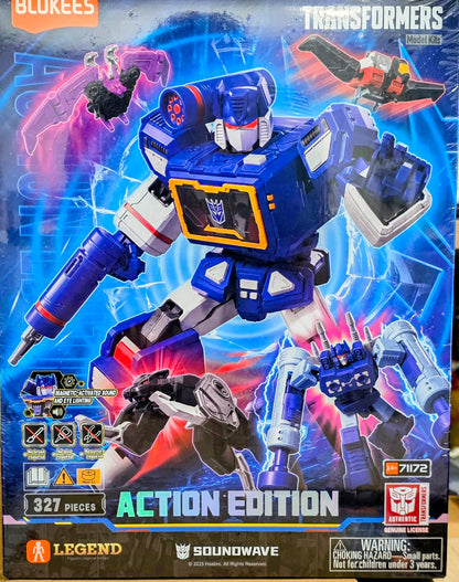 Transformers Action Edition G1 Soundwave Blokees Model Kit w/ Tapes IN STOCK