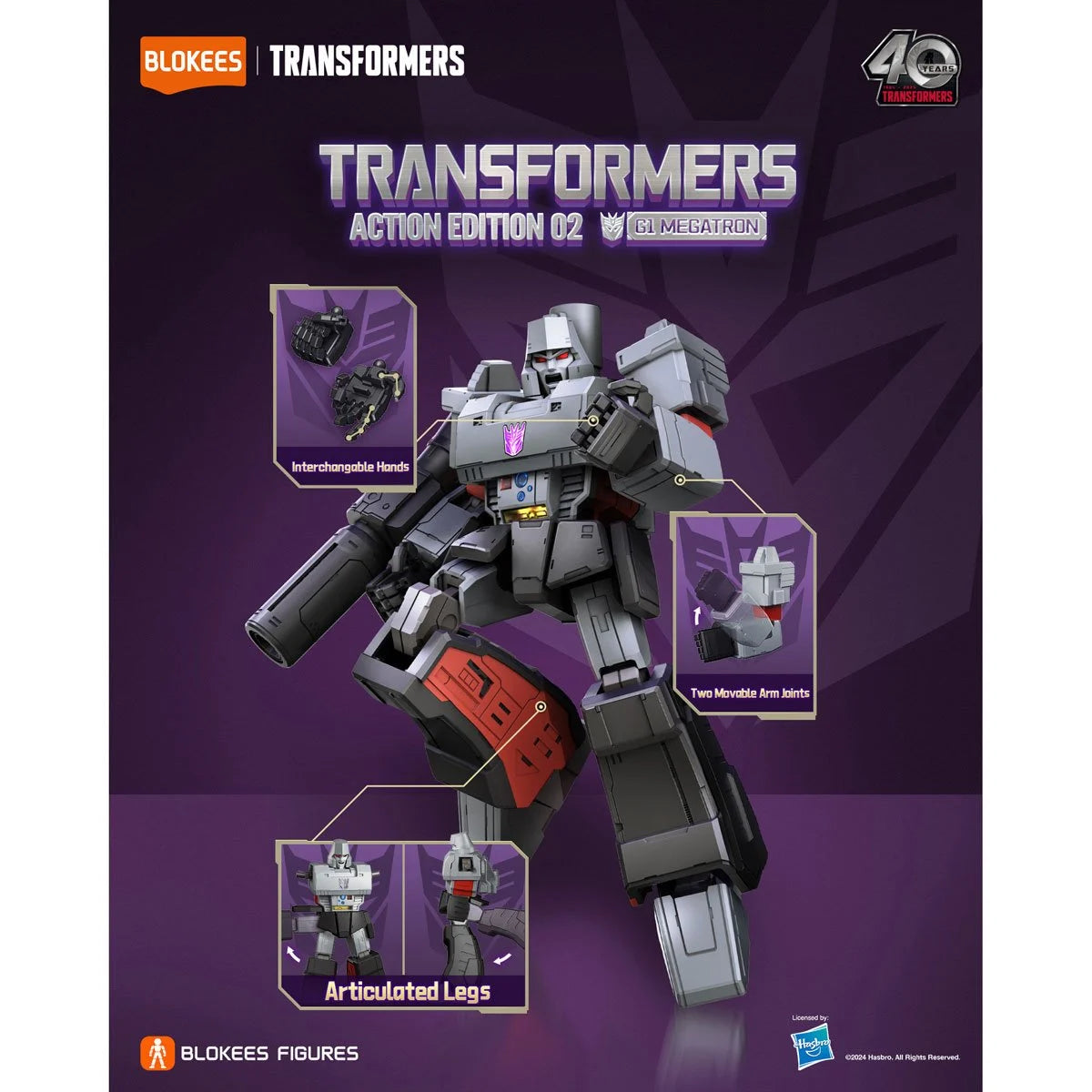 TRANSFORMERS G1 MEGATRON BLOKEES ACTION EDITION MODEL KIT NEW IN STOCK!!