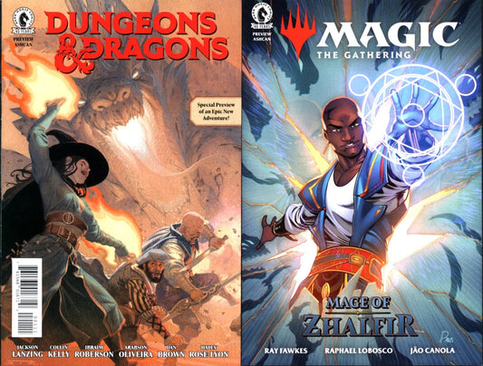 DUNGEONS & DRAGONS / MAGIC THE GATHERING: MAGE OF ZHALFIR #1 ASHCAN