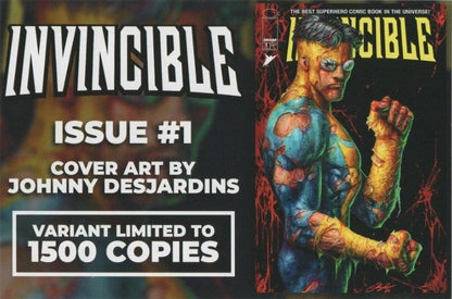 INVINCIBLE #1 JOHNNY DESJARDINS LTD 1500 COPIES