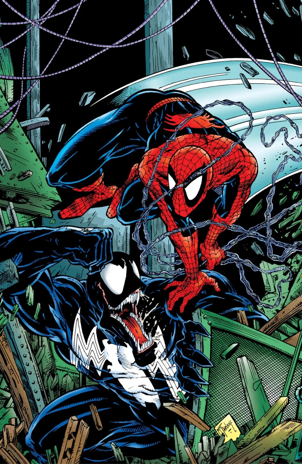 AMAZING SPIDER-MAN #300 TODD MCFARLANE VIRGIN FOIL W/COA 1000