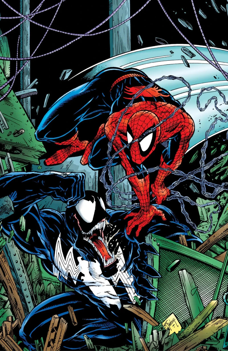 AMAZING SPIDER-MAN #300 TODD MCFARLANE VIRGIN FOIL W/COA 1000