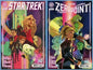 2 IN 1 - STAR TREK #1 & STAR TREK: ZERO POINT #1 ASHCAN RETAIL PROMO FLIP